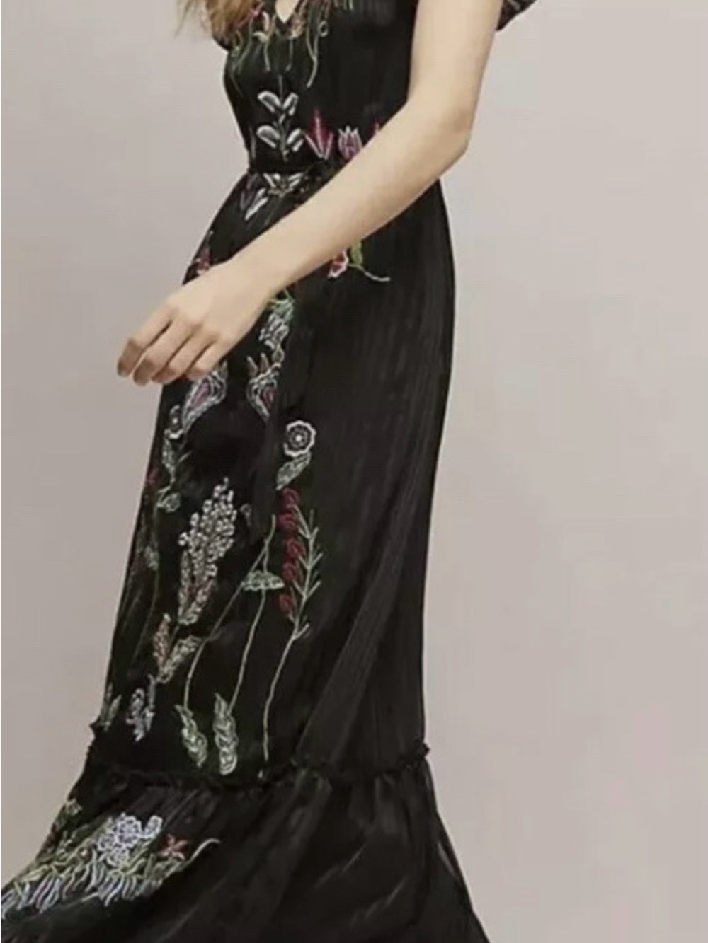 Anthropologie, Not So Serious, size 16 beaded Corsica dress - Picture 2 of 10